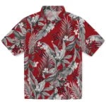 Miami RedHawks Hawaiian Shirt - Palm Leaves | Hula Hawaiian Shirts