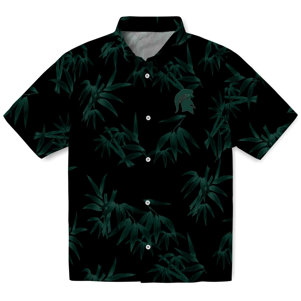Michigan State Spartans Hawaiian Shirt - Bamboo Branches | Hula Hawaiian Shirts