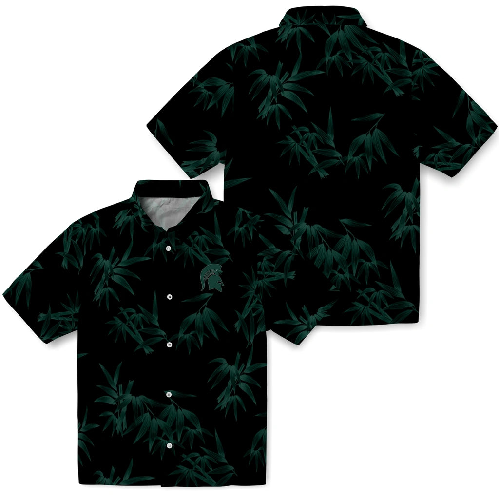 Michigan State Spartans Hawaiian Shirt - Bamboo Branches | Hula Hawaiian Shirts