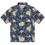 Michigan State Spartans Hawaiian Shirt - Flamingo Hibiscus | Hula Hawaiian Shirts