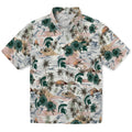 Michigan State Spartans Hawaiian Shirt - Hibiscus Seaside | Hula Hawaiian Shirts