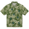 Michigan State Spartans Hawaiian Shirt - Vintage Palm Tree | Hula Hawaiian Shirts