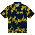 Michigan Wolverines Hawaiian Shirt - 50th State Flower | Hula Hawaiian Shirts