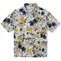 Michigan Wolverines Hawaiian Shirt - Hibiscus Seaside | Hula Hawaiian Shirts