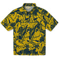 Michigan Wolverines Hawaiian Shirt - Monstera Layer | Hula Hawaiian Shirts