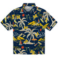 Michigan Wolverines Hawaiian Shirt - Palm Tree Island | Hula Hawaiian Shirts