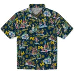 Michigan Wolverines Hawaiian Shirt - Simpsons Christmas | Hula Hawaiian Shirts