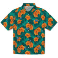 Middle Tennessee Blue Raiders Hawaiian Shirt - Hibiscus and Palm Leaves | Hula Hawaiian Shirts