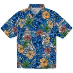 Middle Tennessee Blue Raiders Hawaiian Shirt - Hibiscus Tiki Jungle | Hula Hawaiian Shirts