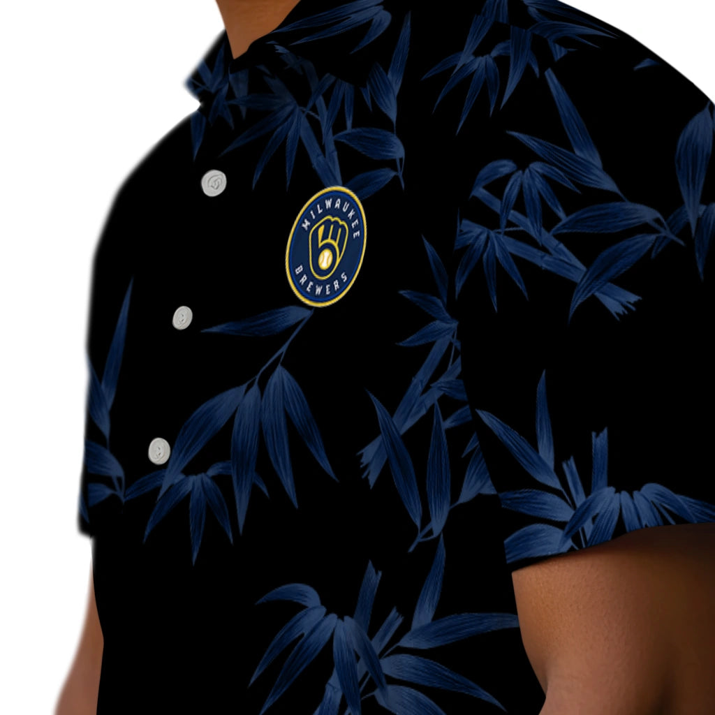 Milwaukee Brewers Hawaiian Shirt - Bamboo Branches | Hula Hawaiian Shirts