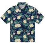 Milwaukee Brewers Hawaiian Shirt - Flamingo and Hibiscus | Hula Hawaiian Shirts