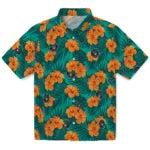 Milwaukee Brewers Hawaiian Shirt - Hibiscus and Palm Leaves | Hula Hawaiian Shirts