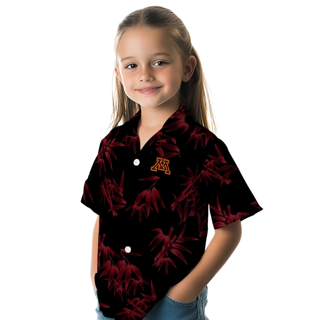 Minnesota Golden Gophers Hawaiian Shirt - Bamboo Branches | Hula Hawaiian Shirts