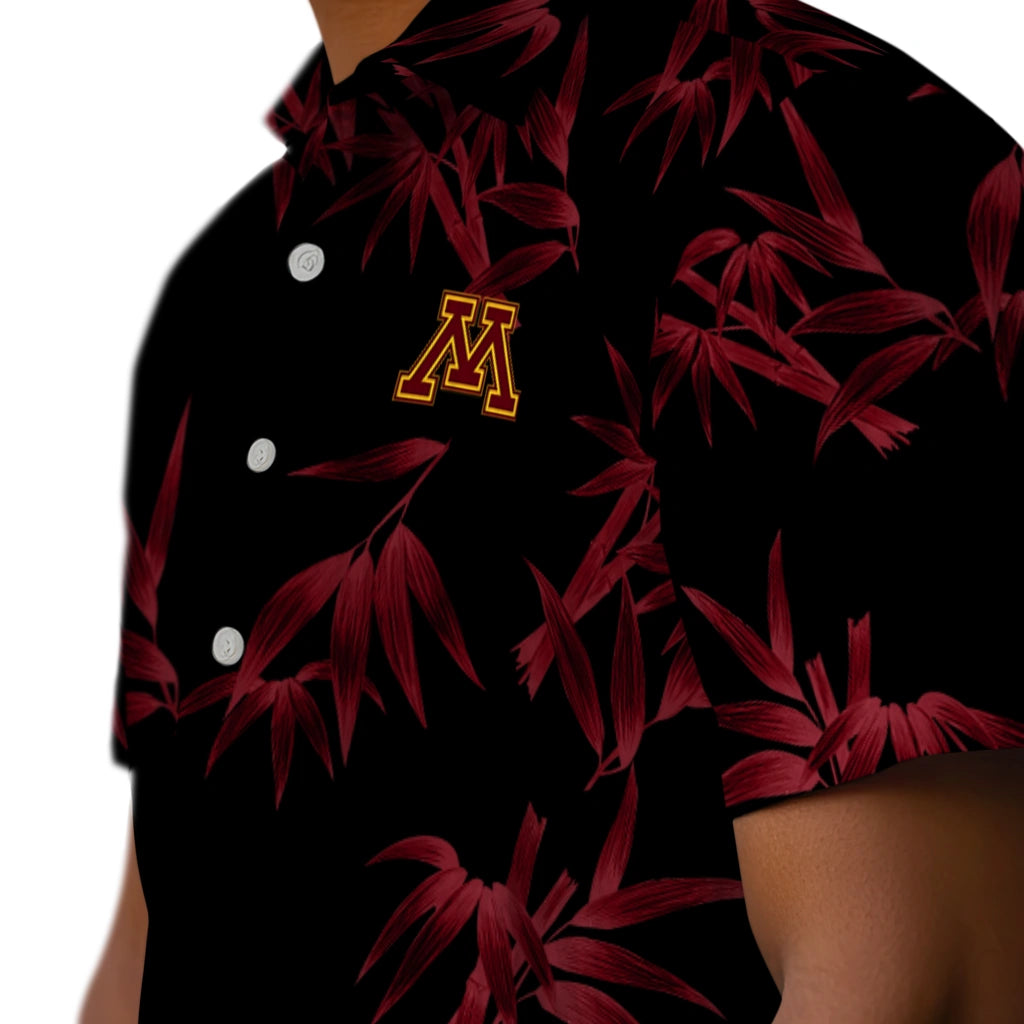 Minnesota Golden Gophers Hawaiian Shirt - Bamboo Branches | Hula Hawaiian Shirts