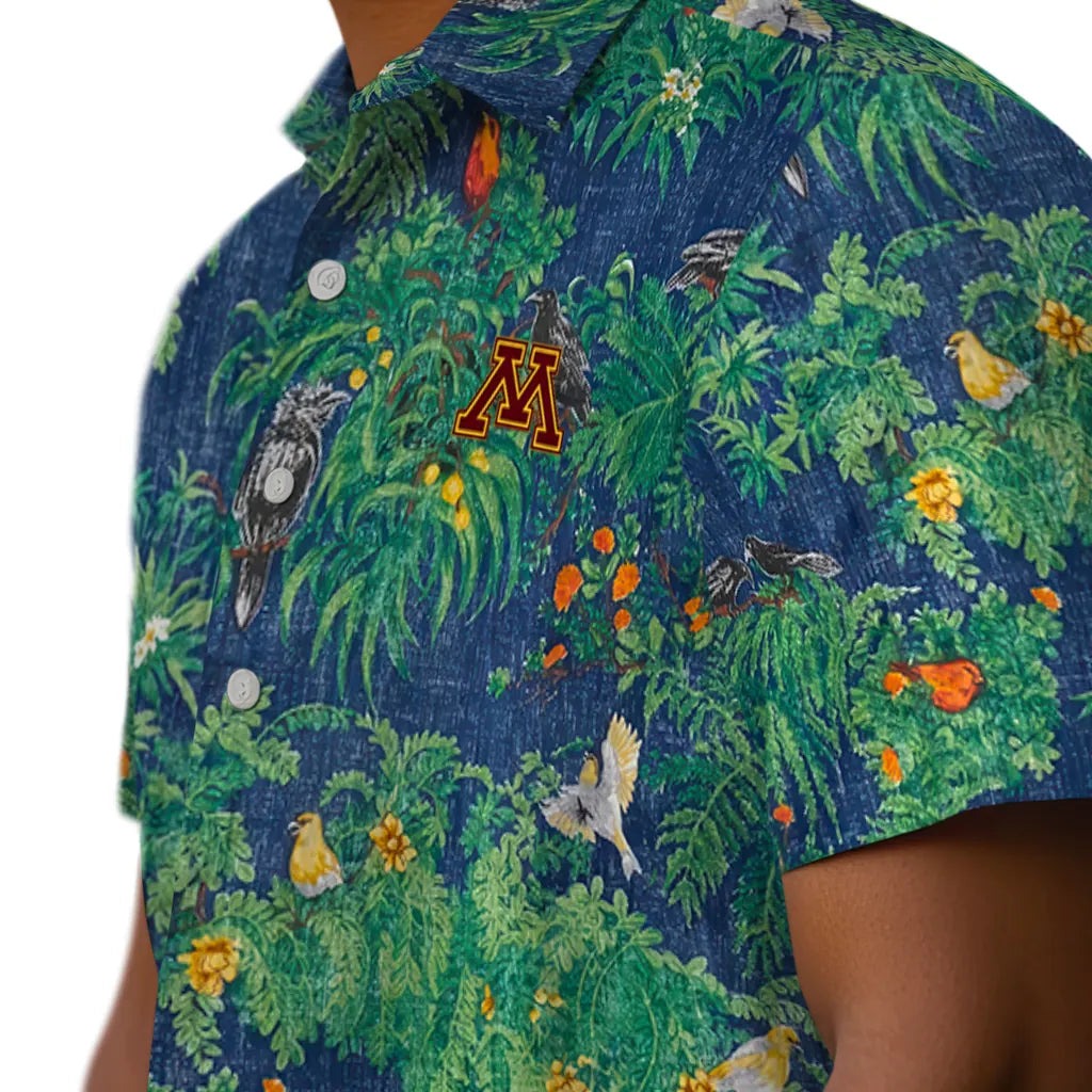 Minnesota Golden Gophers Hawaiian Shirt - Bird Canopy | Hula Hawaiian Shirts