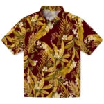 Minnesota Golden Gophers Hawaiian Shirt - Palm Leaves | Hula Hawaiian Shirts