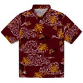 Minnesota Golden Gophers Hawaiian Shirt - Wave Palm | Hula Hawaiian Shirts