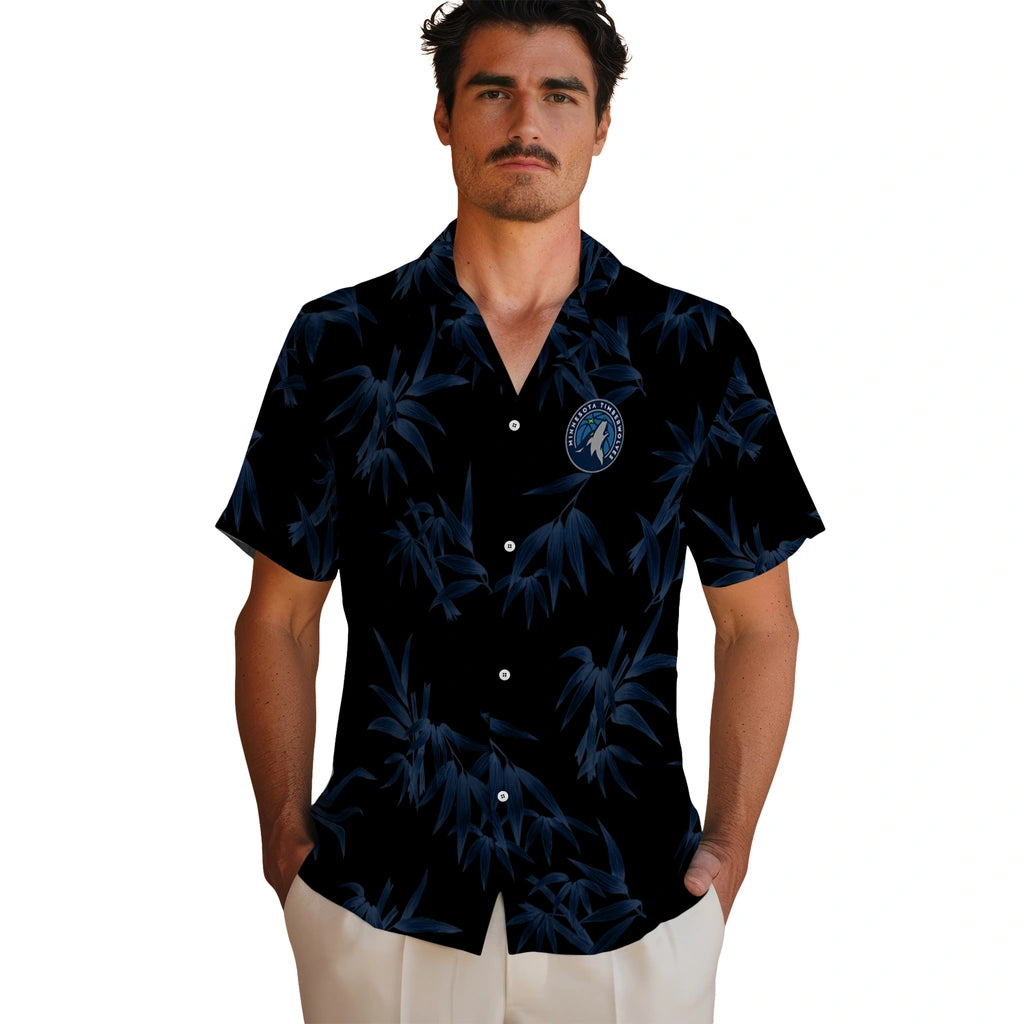 Minnesota Timberwolves Hawaiian Shirt - Bamboo Branches | Hula Hawaiian Shirts