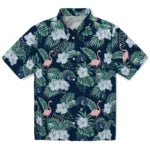 Minnesota Timberwolves Hawaiian Shirt - Flamingo and Hibiscus | Hula Hawaiian Shirts