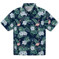 Minnesota Timberwolves Hawaiian Shirt - Flamingo and Hibiscus | Hula Hawaiian Shirts