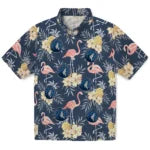 Minnesota Timberwolves Hawaiian Shirt - Flamingo Hibiscus | Hula Hawaiian Shirts