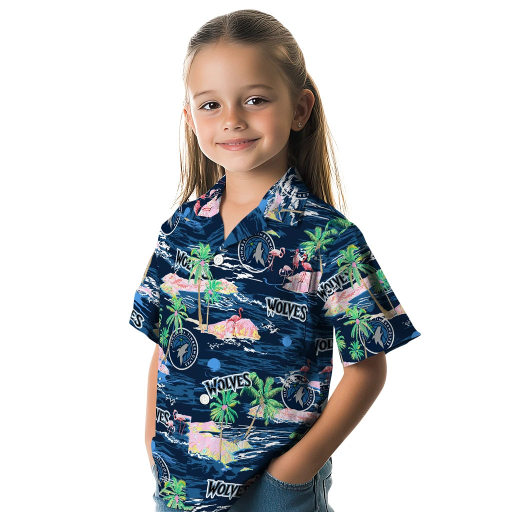 Minnesota Timberwolves Hawaiian Shirt - Hawaii Island | Hula Hawaiian Shirts