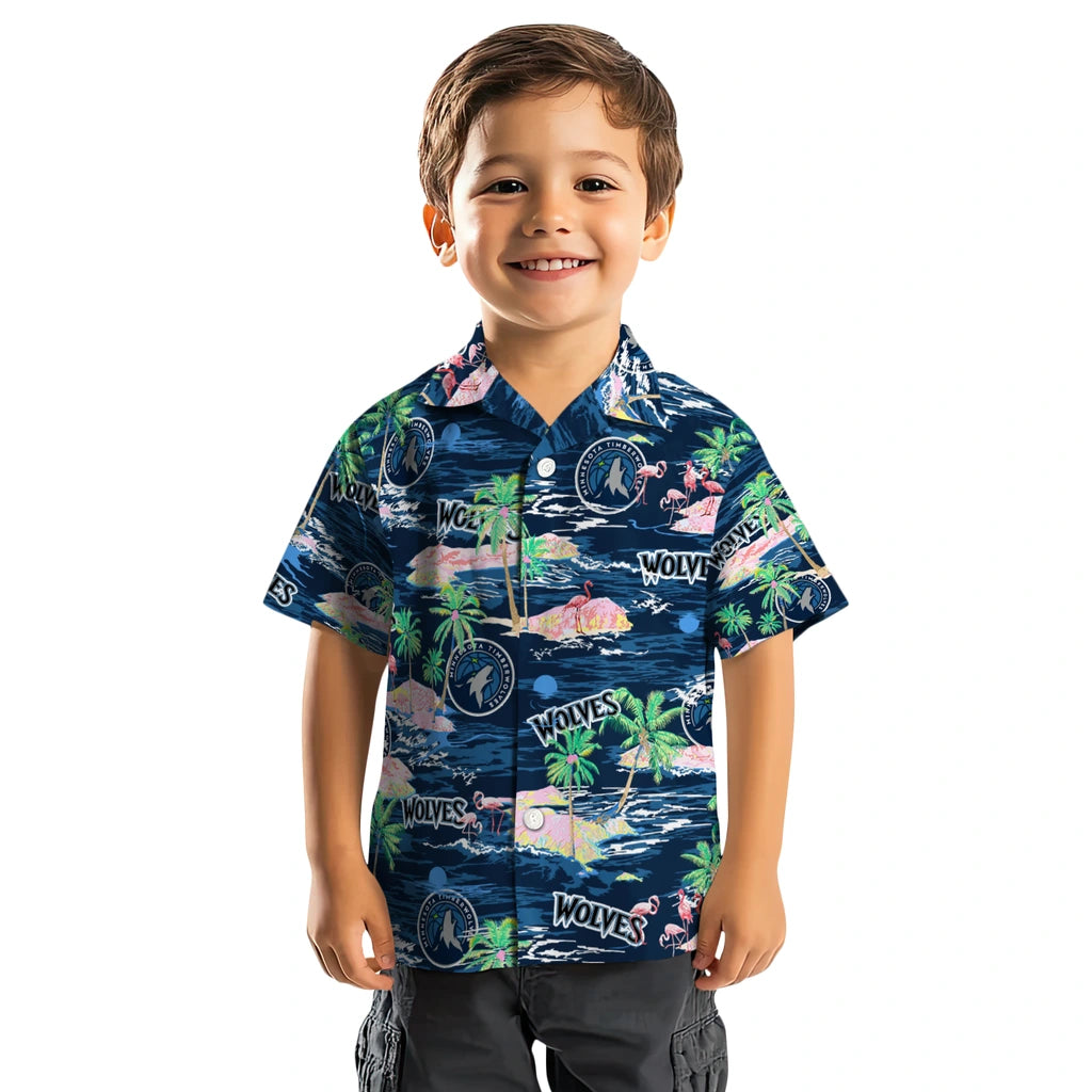 Minnesota Timberwolves Hawaiian Shirt - Hawaii Island | Hula Hawaiian Shirts