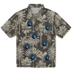 Minnesota Timberwolves Hawaiian Shirt - Vintage Palm Tree | Hula Hawaiian Shirts