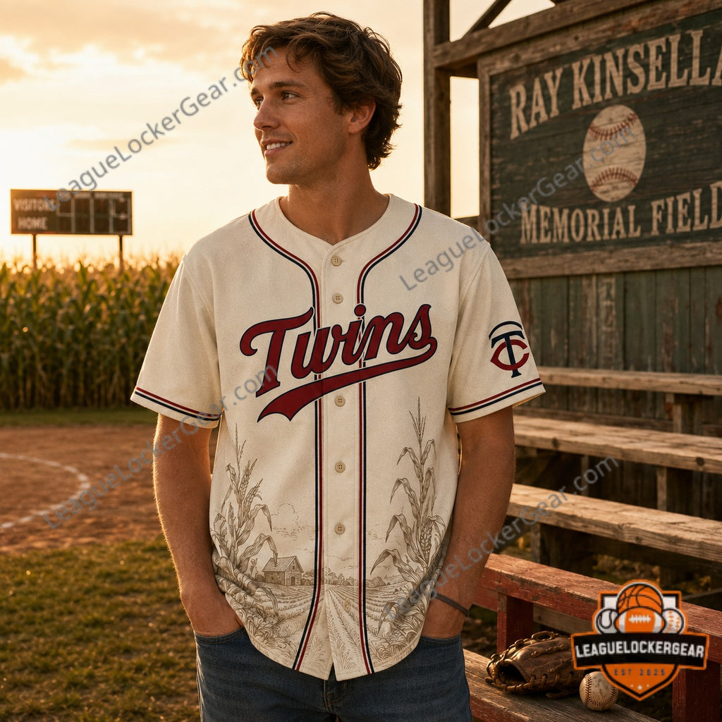Minnesota Twins Field of Dreams Heritage Baseball Jersey - LeagueLockerGear