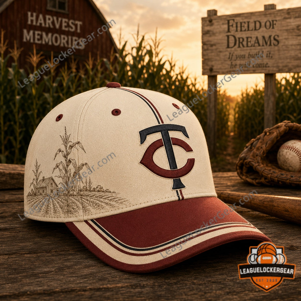 Minnesota Twins Field of Dreams Heritage Baseball Jersey - LeagueLockerGear