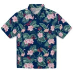 Minnesota Twins Hawaiian Shirt - Flamingo and Hibiscus | Hula Hawaiian Shirts
