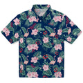 Minnesota Twins Hawaiian Shirt - Flamingo and Hibiscus | Hula Hawaiian Shirts