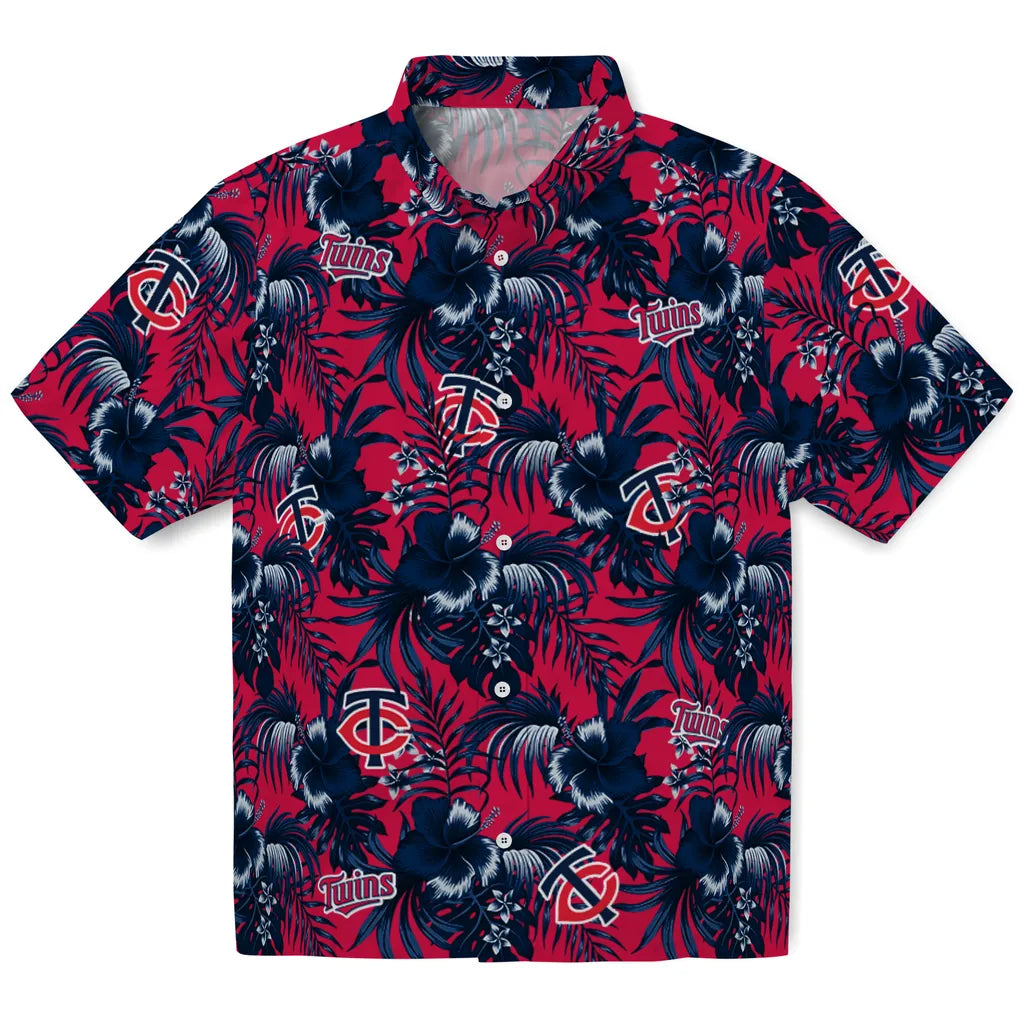 Minnesota Twins Hawaiian Shirt - Hibiscus Exotic | Hula Hawaiian Shirts