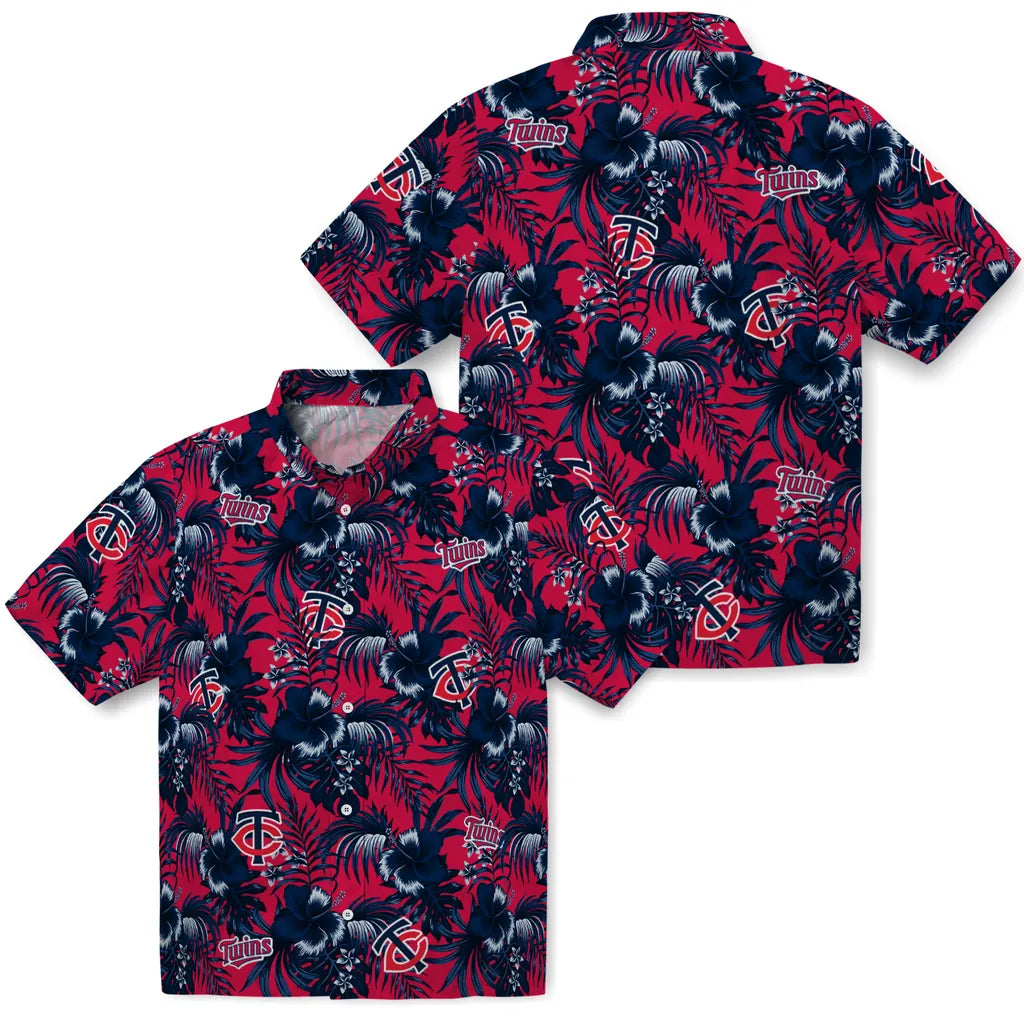 Minnesota Twins Hawaiian Shirt - Hibiscus Exotic | Hula Hawaiian Shirts