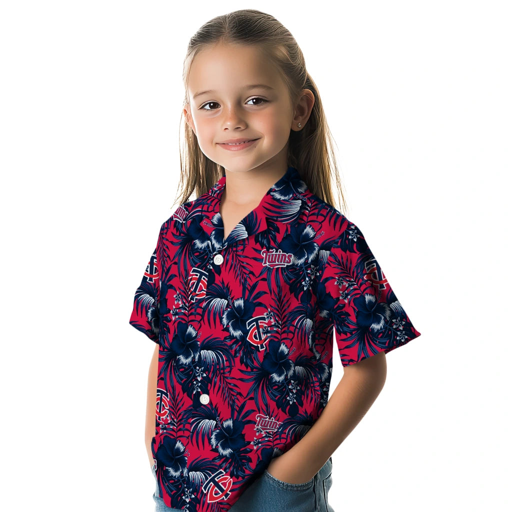 Minnesota Twins Hawaiian Shirt - Hibiscus Exotic | Hula Hawaiian Shirts