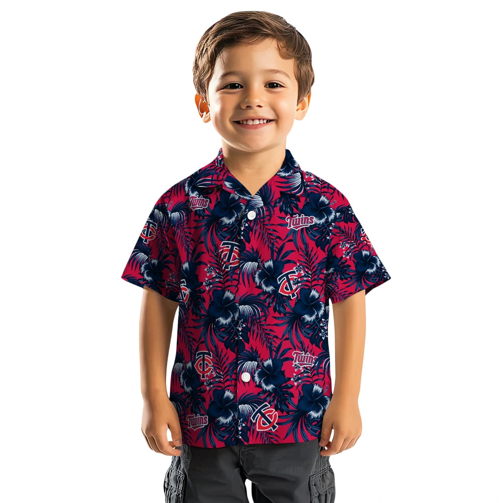 Minnesota Twins Hawaiian Shirt - Hibiscus Exotic | Hula Hawaiian Shirts