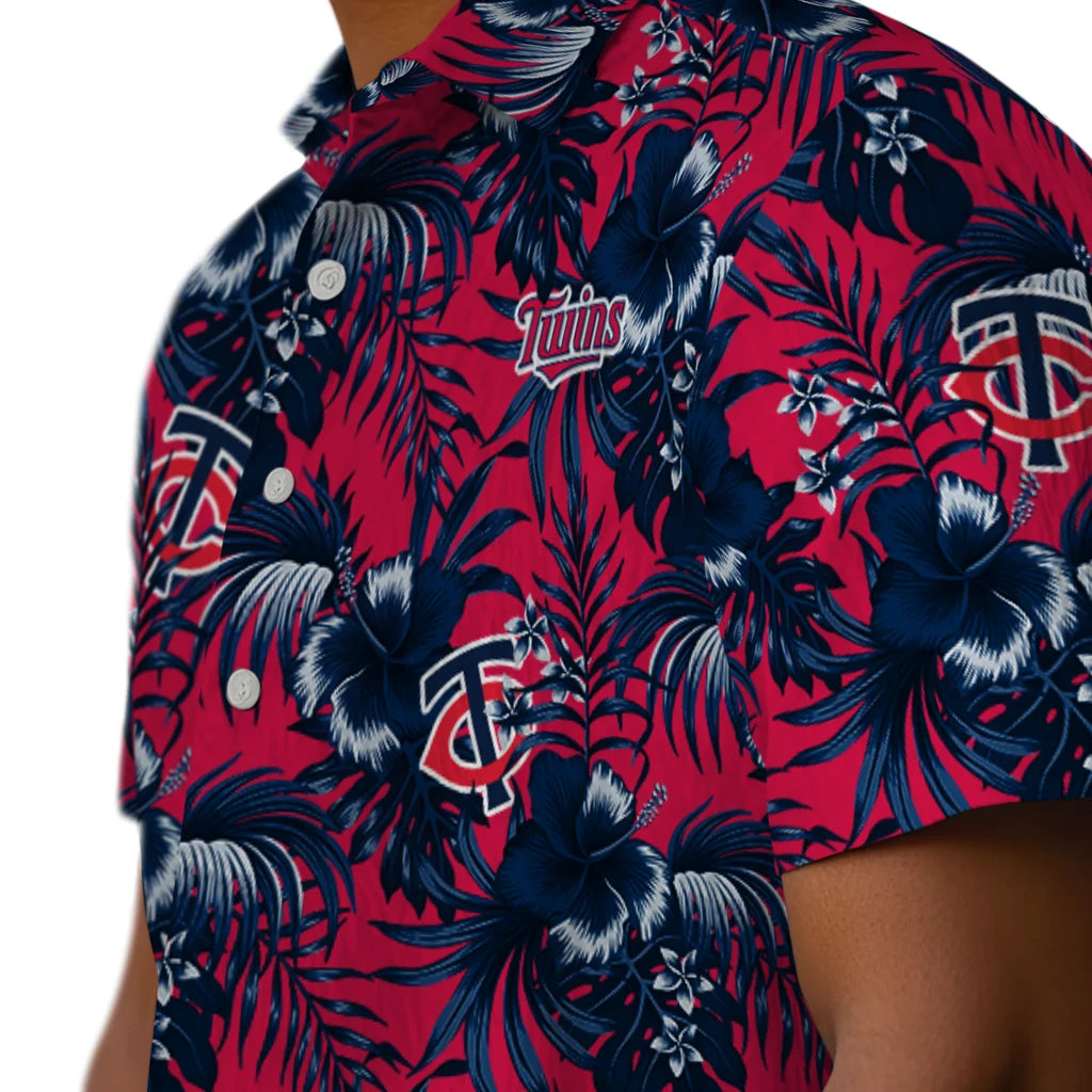 Minnesota Twins Hawaiian Shirt - Hibiscus Exotic | Hula Hawaiian Shirts