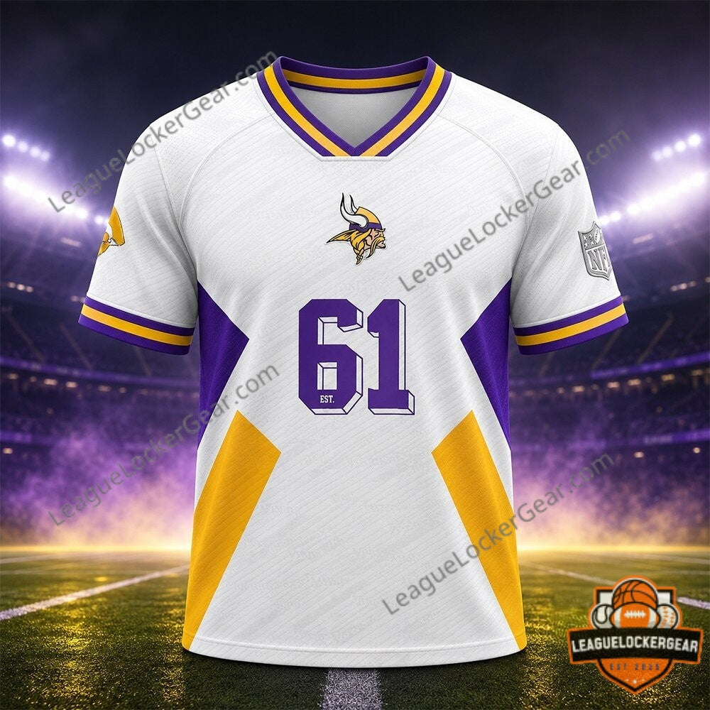 NFL Minnesota Vikings New Football Jersey Shirt 2026 - LeagueLockerGear
