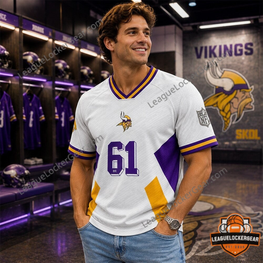 NFL Minnesota Vikings New Football Jersey Shirt 2026 - LeagueLockerGear