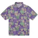 Minnesota Vikings Hawaiian Shirt - Anthurium Overlay | Hula Hawaiian Shirts