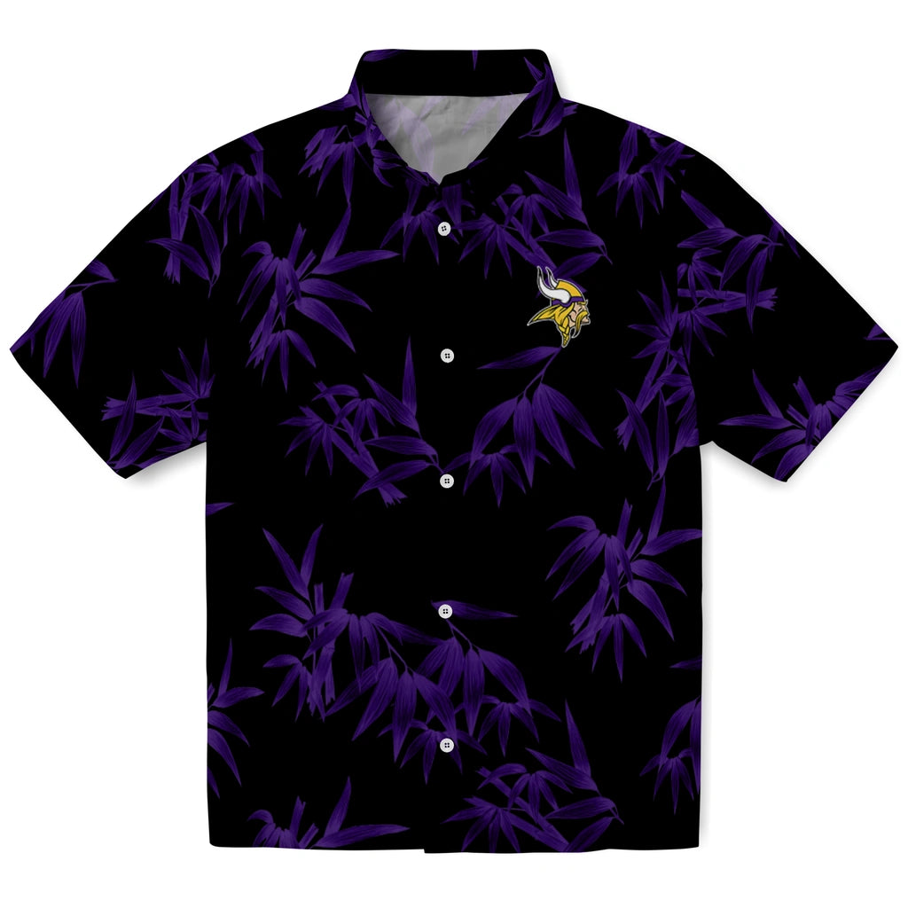 Minnesota Vikings Hawaiian Shirt - Bamboo Branches | Hula Hawaiian Shirts