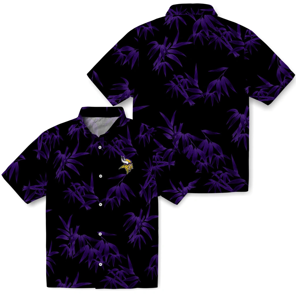 Minnesota Vikings Hawaiian Shirt - Bamboo Branches | Hula Hawaiian Shirts