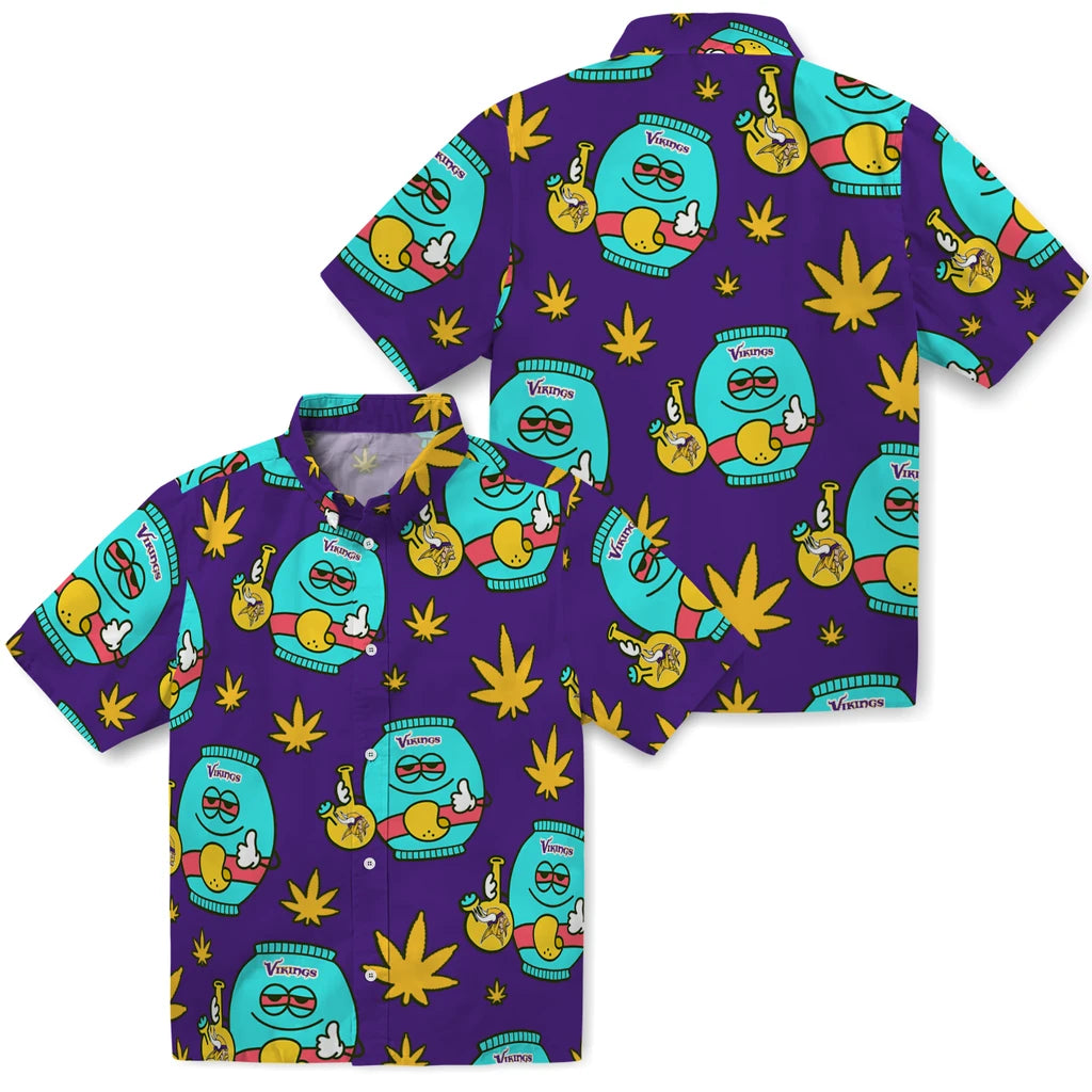 Minnesota Vikings Hawaiian Shirt - Chill Vibe | Hula Hawaiian Shirts