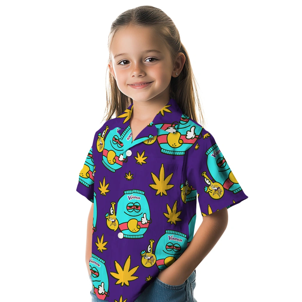 Minnesota Vikings Hawaiian Shirt - Chill Vibe | Hula Hawaiian Shirts