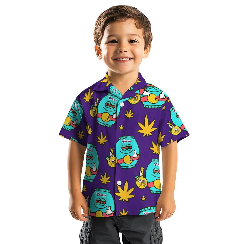 Minnesota Vikings Hawaiian Shirt - Chill Vibe | Hula Hawaiian Shirts