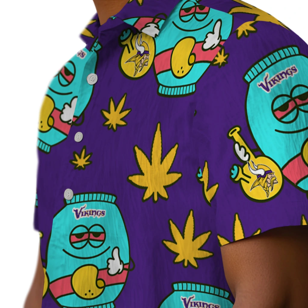 Minnesota Vikings Hawaiian Shirt - Chill Vibe | Hula Hawaiian Shirts