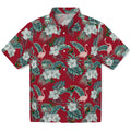 Minnesota Wild Hawaiian Shirt - Flamingo and Hibiscus | Hula Hawaiian Shirts