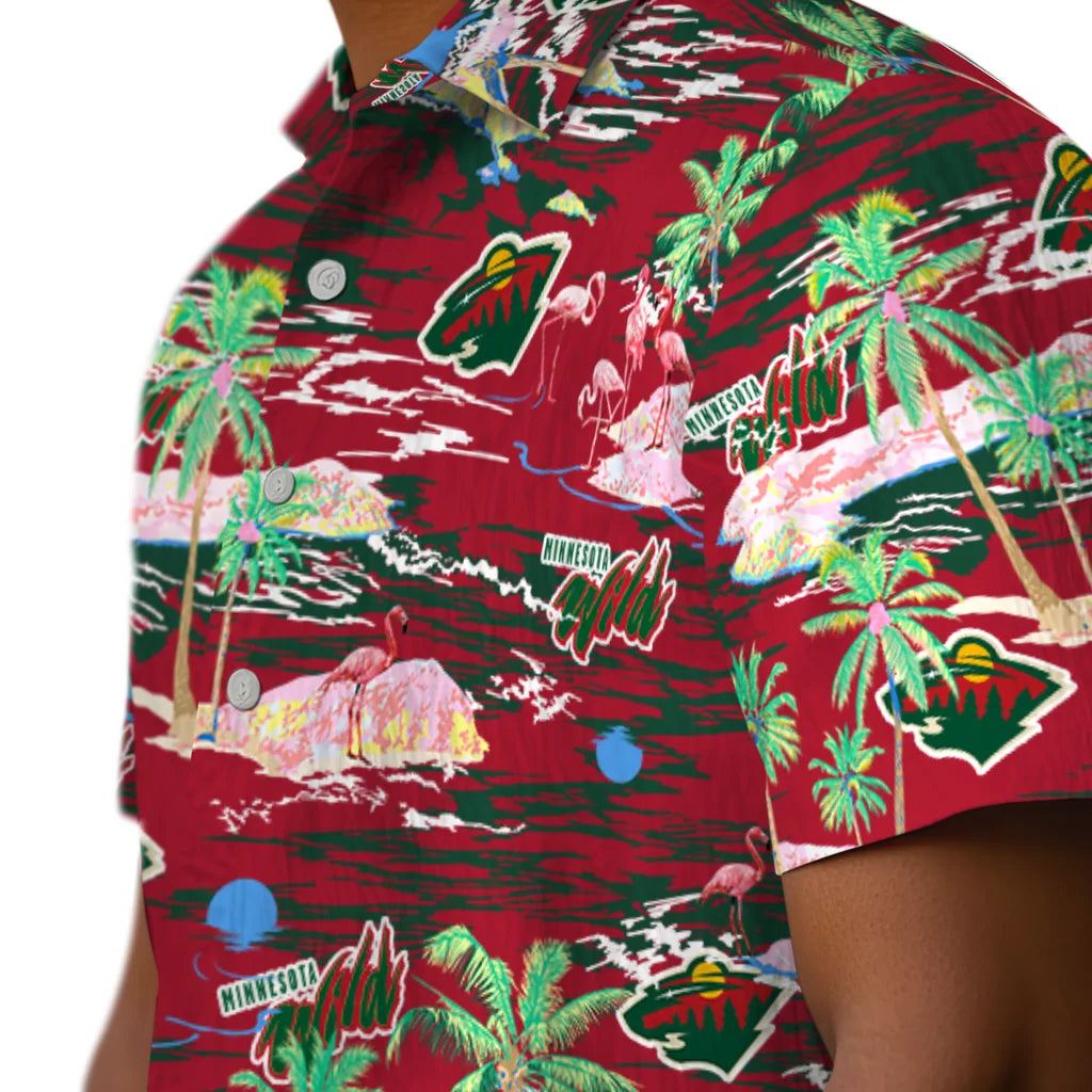 Minnesota Wild Hawaiian Shirt - Hawaii Island | Hula Hawaiian Shirts