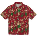 Minnesota Wild Hawaiian Shirt - Hawaiian Girls Design | Hula Hawaiian Shirts