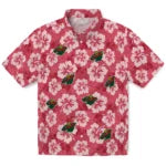 Minnesota Wild Hawaiian Shirt - Hibiscus Cluster | Hula Hawaiian Shirts